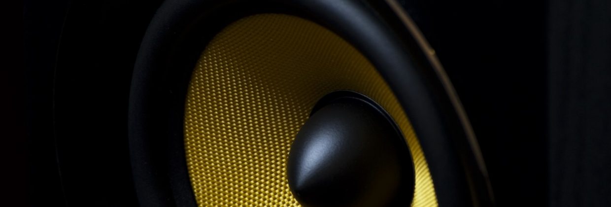 Yellow Subwoofer Close Up